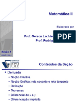 Derivada Matemática II