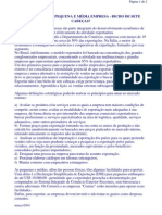 Exportação Na Pequena e Média Empresa Bicho de Sete Cabeças