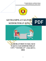 Ketrampilan Klinik Dasar Kedokteran Keluarga: Laboratorium Ikk Ikm Fakultas Kedokteran Upn "Veteran" Jakarta 2022