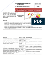 Proyecto de Calidad Institucional