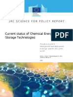 Current Status of Chemical Energy Storage Technologies