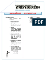 Matemática I - Estadistica: Docente: Humberto Chávez Chacaltana 4to Año