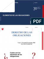 Sesión 02: Elementos de Las Obligaciones: Pregrado