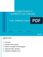 Treinamento Içamento e Movimentação de Cargas