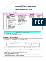 Semana 3 Cuidamos Con Responsabilidad Nuestros Recursos en Familia Actividad "Escribimos Consejos para Cuidar El Agua" Web