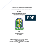 Skripsi: Jurusan Pendidikan Agama Islam (Pai) Fakultas Tarbiyah Institut Agama Islam Negeri (Iain) Curup 2020