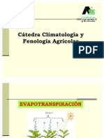 Evapotranspiración agrícola