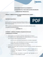 Orientaciones Didácticas Momento 1