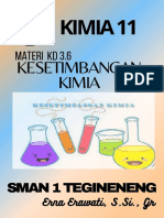 Materi KD 3.6 Kesetimbangan Kimia