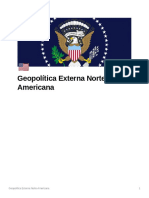 Geopolítica Externa Norte-Americana 1