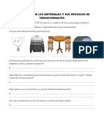 Propiedades de Los Materiales Y Sus Procesos de Transformación