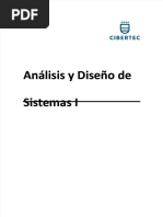 Análisis y Diseño de Análisis y Diseño de Sistemas I Sistemas I