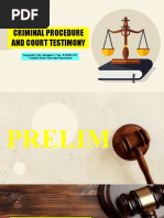 Lesson 1 Introduction To Criminal Procedure Prelim