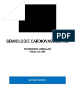 Semiologie Cardiovasc Laire: PR Damorou Jean Marie FSS/UL AV 2018