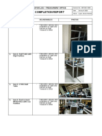 Completion Report: Item Deliverables Photos Treasurer'S Office 1. Item 1: L-Shaped Table With Sliding Partition