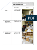 Completion Report: Item Deliverables Photos Accounting Office 1. Item A: L-Shaped Table With Ledge and Mobile Pedestal