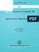 CPRHE-Research Paper-12 - Equity and Inclusion in Higher Education