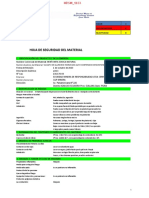 Hoja de Seguridad Del Material: 1. Identificación Del Producto Y de La Empresa