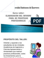 Taller Informe Practicas Prof