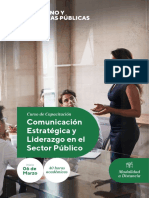 Comunicación Estratégica y Liderazgo en El Sector Público: 06 de Marzo
