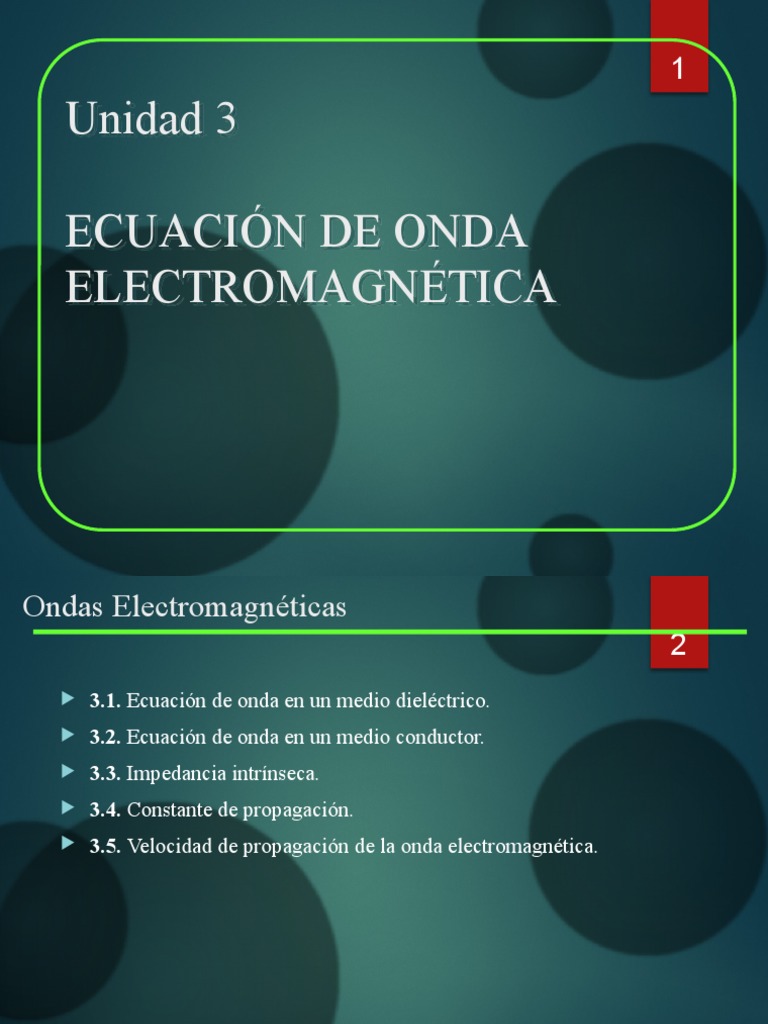 Ecuaciones de Ondas PDF Radiación