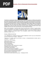 Três Pilares da Fé Reformada – Pilar II  A Depravação Total da Humanidade