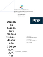 Derech Os Human Osy Modelo de Desarr Ollo Código Ejr-Jur - 155