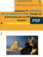 Tema 1: Evaluación T1. "Detalle de La Presentación en PPT de Los Grupos"