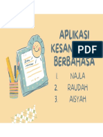 Aplikasi Kesantunan Berbahasa