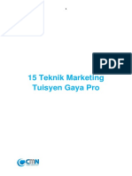 Teknik Marketing Tutorpreneur