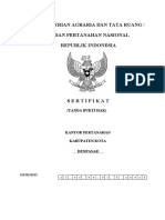 Kementerian Agraria Dan Tata Ruang / Badan Pertanahan Nasional Republik Indonesia