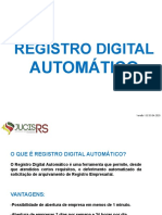 Registro Digital: Automático