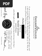 Excelsior College Transcript Graduate Record Examinations Test Assessment