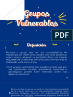 Grupos Vulnerables