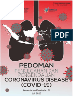 Halaman Sampul: Pedoman Pencegahan Dan Pengendalian Coronavirus Disease (Covid-19) Revisi Ke-5