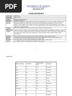 MATH-314 Linear Algebra Course Outlines