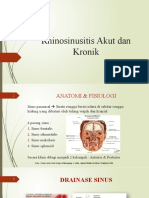 Rhinosinusitis Akut Dan Kronik (Dr. Lina)