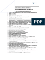 Cuestionario de Fundamentos I