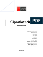Ciprofloxacina: Fluoroquinolonas
