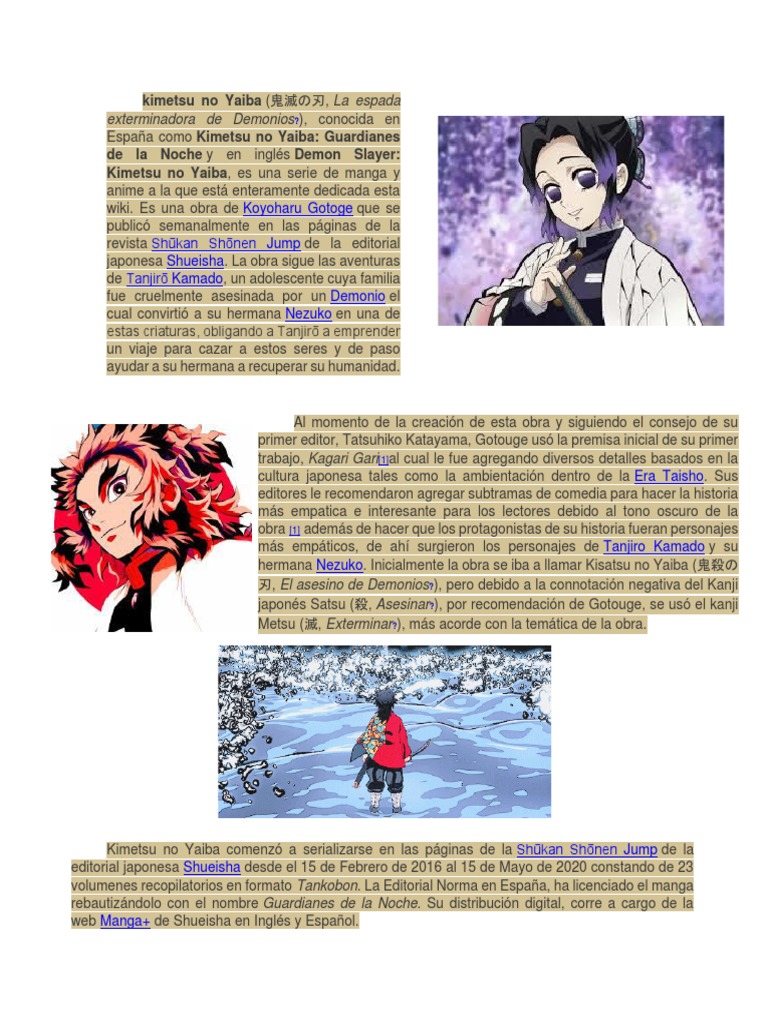 Kimetsu No Yaiba | PDF