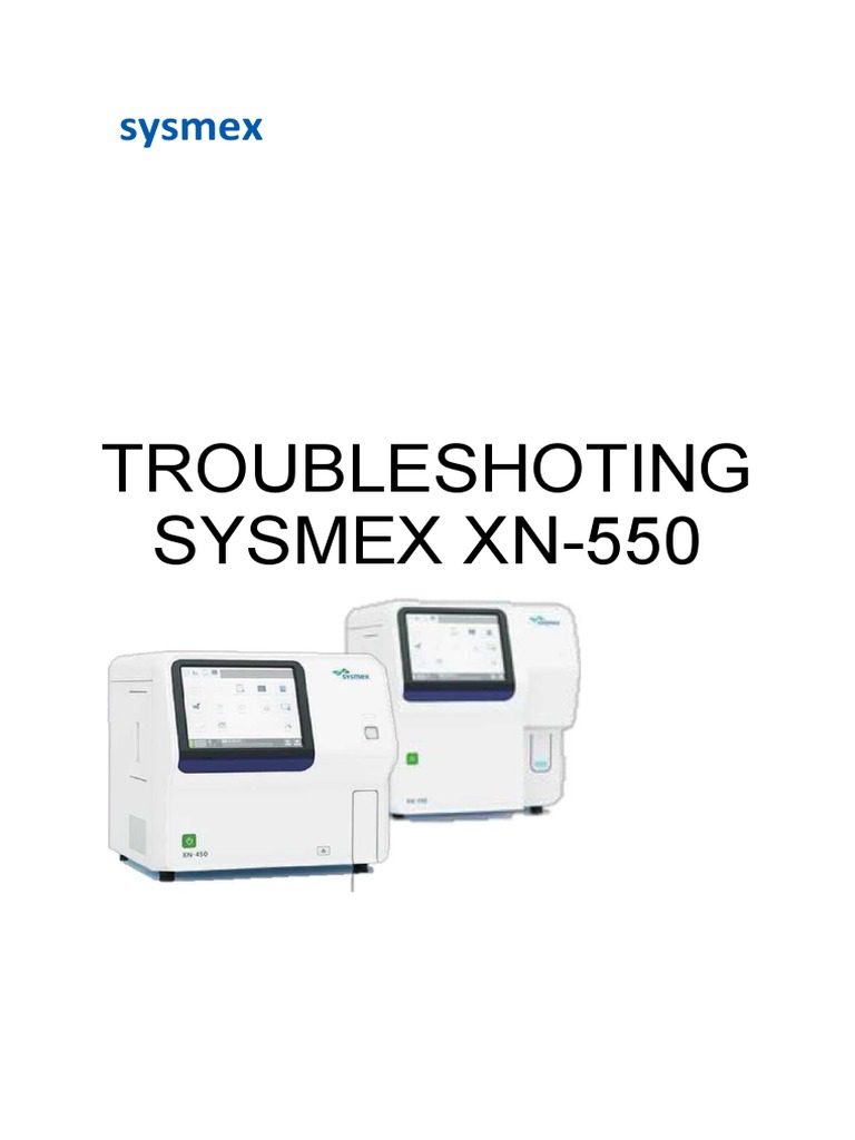 Sysmex XN550 PDF