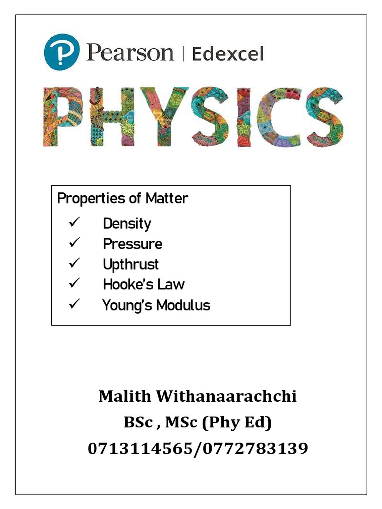 Hookes Law Youngs Mod Pdf