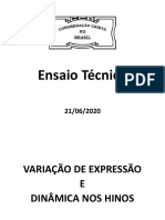 Ensaio Técnico