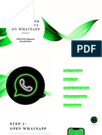 How To Send A Document On Whatsapp: F20-BCS-015 - Muhammad Hanzalah Hashmi