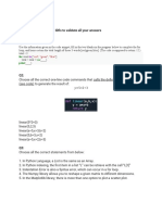 Basic Questions:: Quiz 1 Questions: You Can Use Your Python Ides To Validate All Your Answers