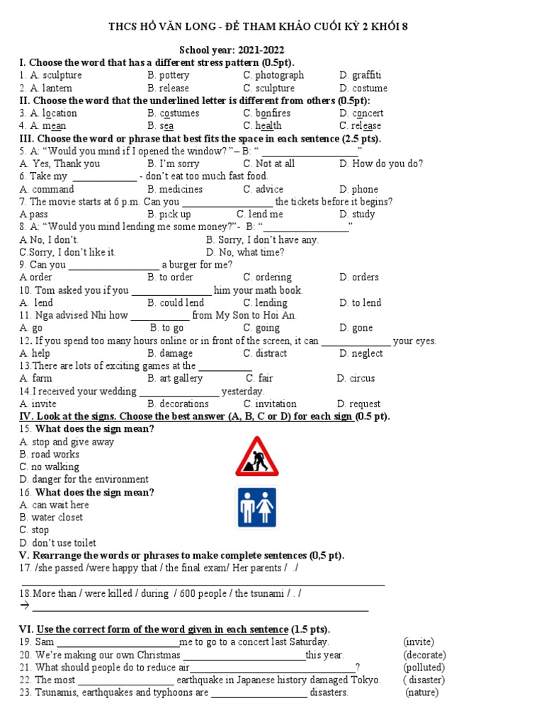 Grade 8 Exam Preparation Guide | PDF | English Language | Cognitive Science