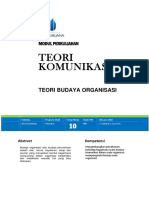 Adoc - Pub - Modul Perkuliahan Teori Komunikasi Teori Budaya or