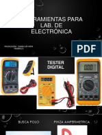 Herramientas para Lab. de Electrónica: Profesora: Diana Catunta Yanarico