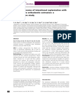 Int Endodontic J - 2014 - Choi - Clinical Outcome of Intentional Replantation With Preoperative Orthodontic Extrusion A