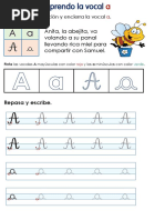 Actividades para la Vocal I en Preescolar | PDF | Artes del Lenguaje y ...